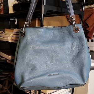 Michael Kors Slate Blue Shoulder Bag